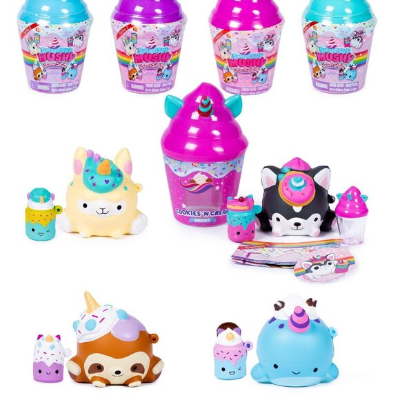 (4) Smooshy Mushy Series 3 Unicorn Shakes Squishies Blind Bag lot - Picture 5 of 6